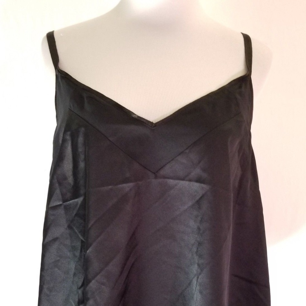 A New Day Black Camisole Adjustable Straps XL E93